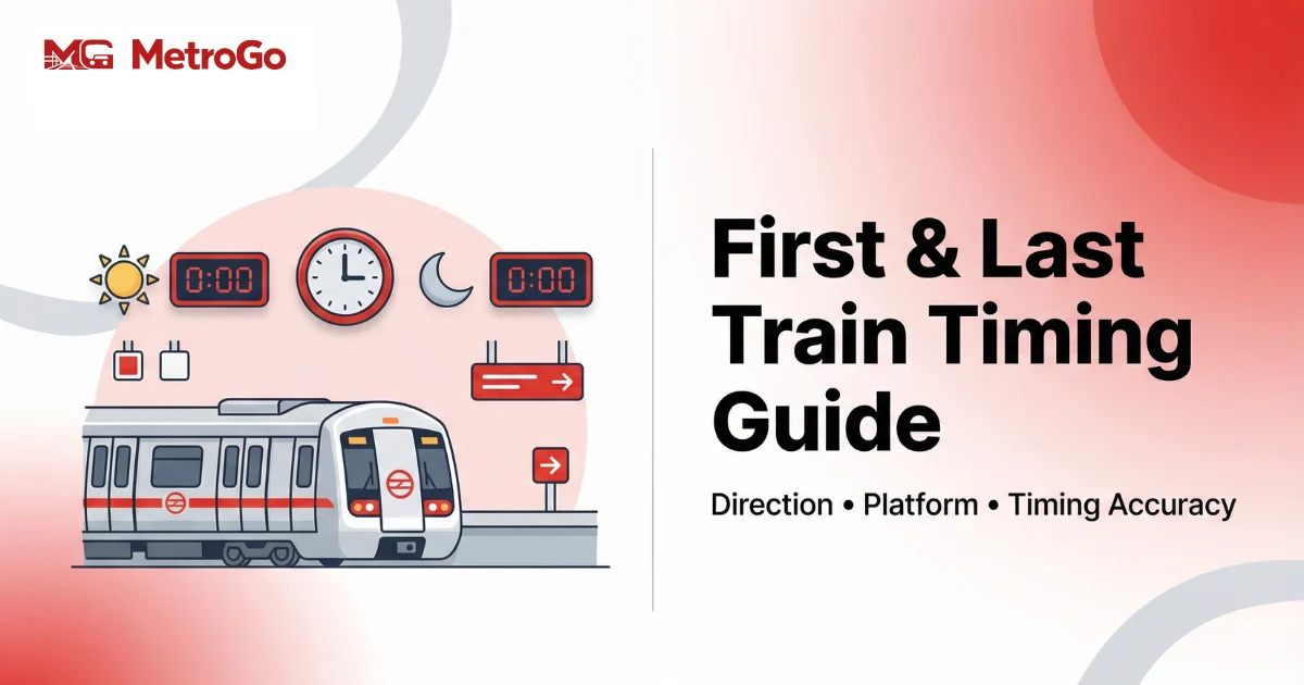 How to Check First and Last Train Timings Correctly on Delhi Metro