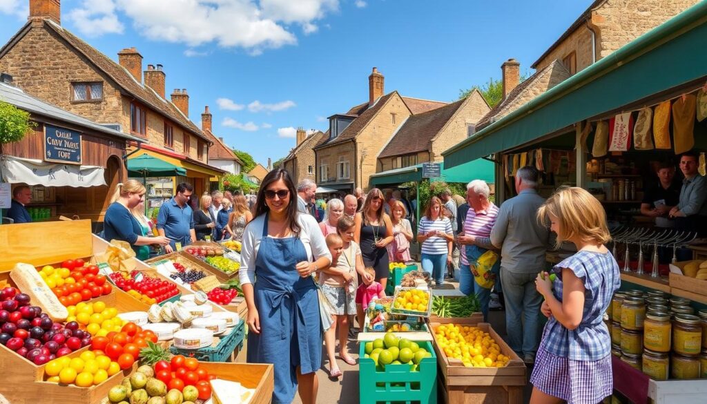 Cotswolds food markets