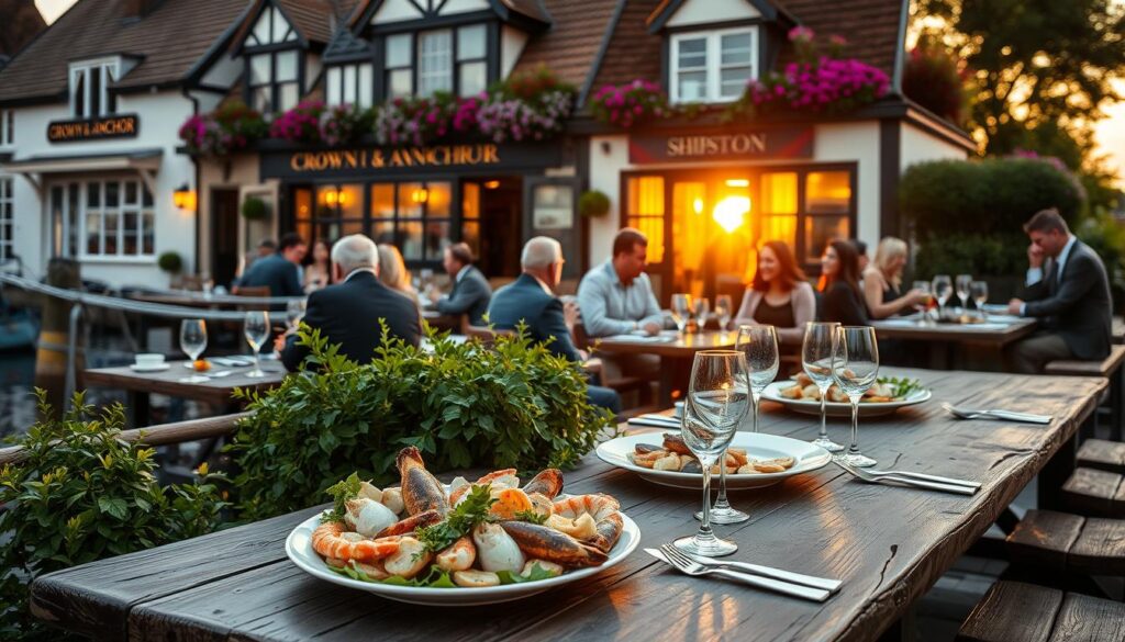 Crown & Anchor waterfront dining