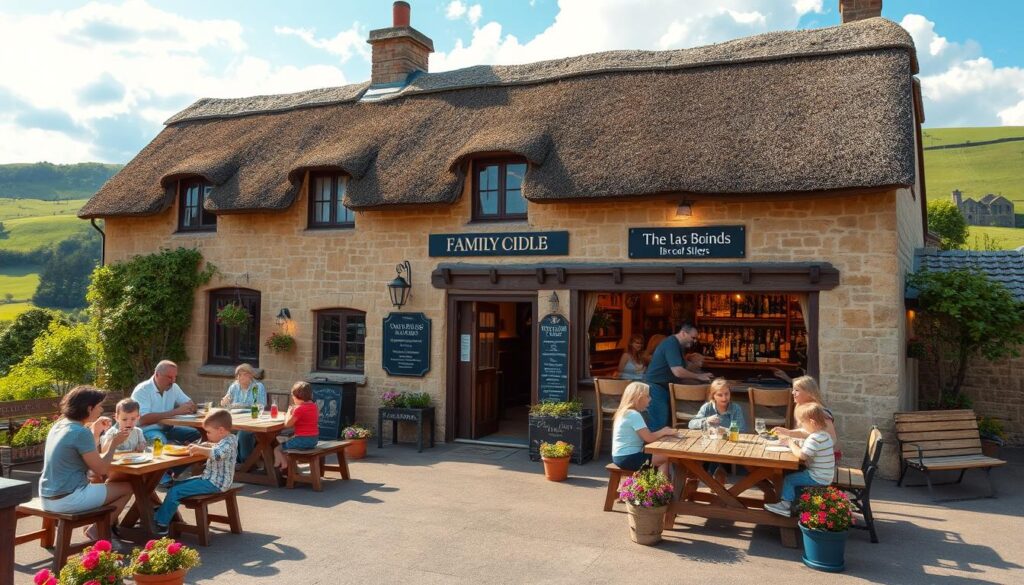 Family-friendly pubs Cotswolds
