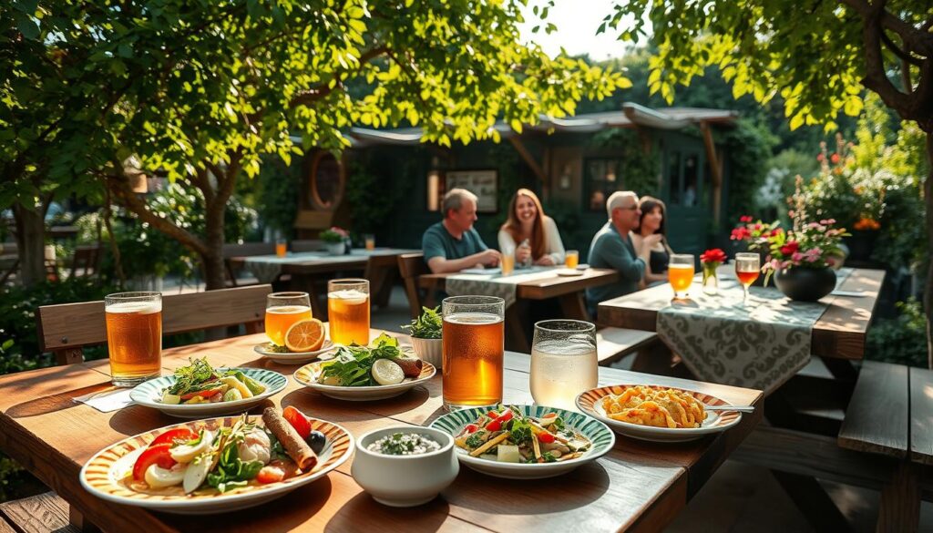 summer al fresco dining